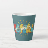 Esthetische Kaffeeklatsch Duitse Tradities Latte Mok (Voorkant)