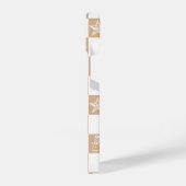 Esthetische kerstchecker telefoonhoesje iPhone hoesje (Linkerkant)