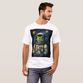 Esthetische kikker Astronaut T-shirt (Voorkant volledig)