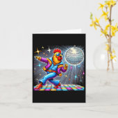 Esthetische kipdansdisco kaart (Gele Bloem)