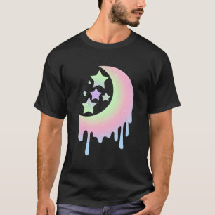 Esthetische kleding voor meisjes Pastel Moon Gothi T-shirt