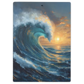 Esthetische Klembord | Kunst Klembord | Mooie Klem (Achterkant)