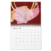 Esthetische kleurenpalet 2021 kalender (Feb 2027)