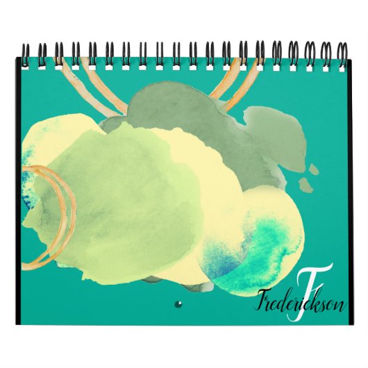 Esthetische kleurenpalet 2021 kalender (Hoes)