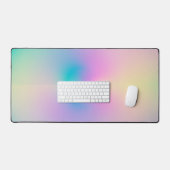 Esthetische Kleurrijke Positieve Aura Gradiënt Bureaumat (Keyboard & Muis)