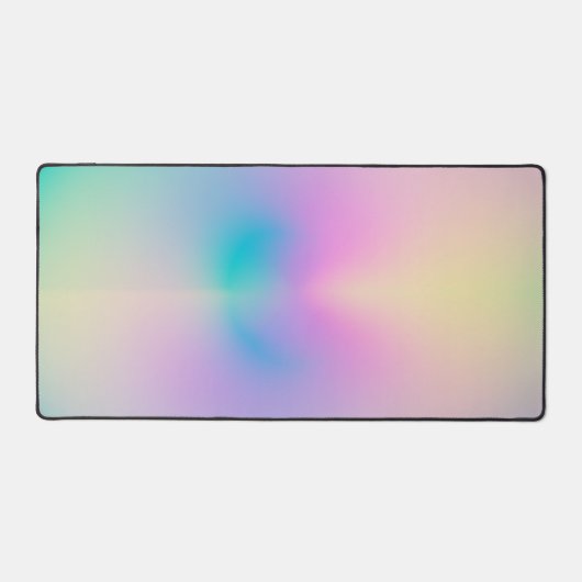 Esthetische Kleurrijke Positieve Aura Gradiënt Bureaumat (Voorkant)