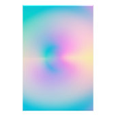 Esthetische Kleurrijke Positieve Aura Gradiënt Foto Afdruk (Voorkant)