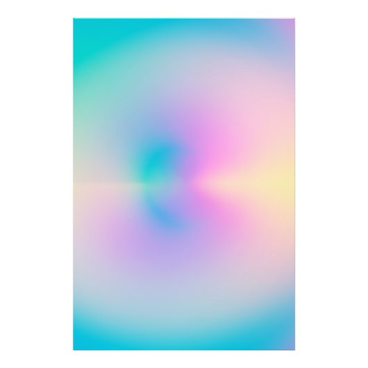 Esthetische Kleurrijke Positieve Aura Gradiënt Foto Afdruk (Voorkant)