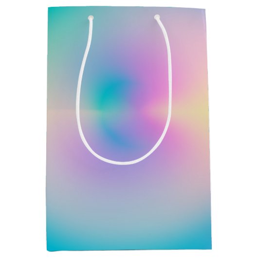 Esthetische Kleurrijke Positieve Aura Gradiënt Medium Cadeauzakje (Voorkant)