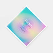 Esthetische Kleurrijke Positieve Aura Gradiënt Servet (Hoek)