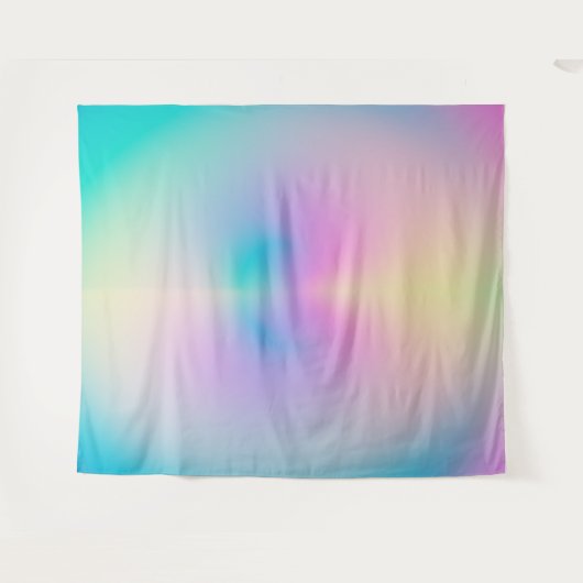 Esthetische Kleurrijke Positieve Aura Gradiënt Wandkleed (Voorkant (horizontaal))