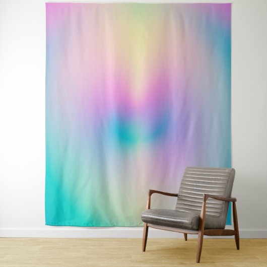 Esthetische Kleurrijke Positieve Aura Gradiënt Wandkleed (In situ)