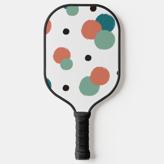 Esthetische kleurrijke Stippen Pickleball Paddle (Voorkant)