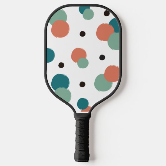 Esthetische kleurrijke Stippen Pickleball Paddle (Achterkant)