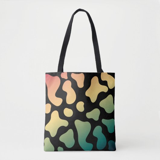 Esthetische koe print canvas tas (Voorkant)