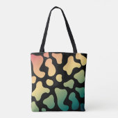 Esthetische koe print canvas tas (Achterkant)