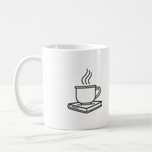 Esthetische koffiekop & leesliefhebber mok