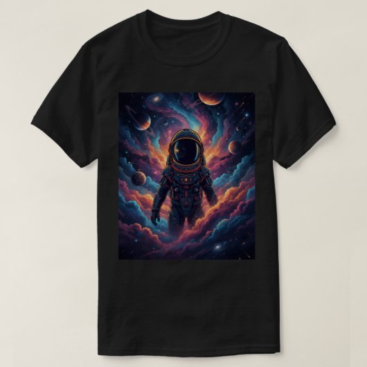 Esthetische Kosmische Astronaut Nevel Ruimte Grafi T-shirt (Design voorkant)