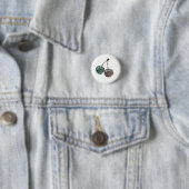 Esthetische Kristal Edelsteen Kers Pinback Knop Ronde Button 3,2 Cm (In situ)