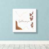 Esthetische kunst aan de muur canvas afdruk (Insitu (Houten vloer))