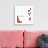 Esthetische kunst aan de muur canvas afdruk (Insitu (Woonkamer))
