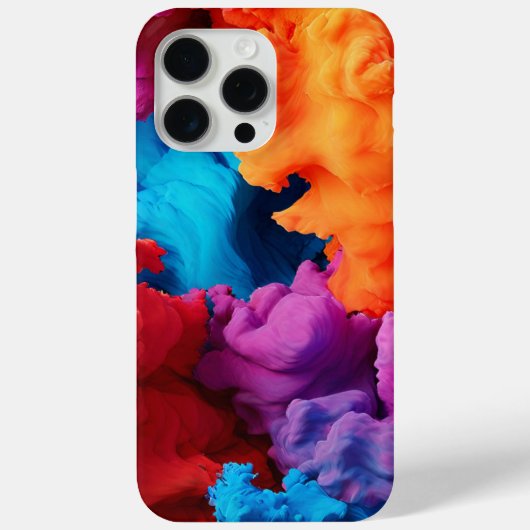 Esthetische Kunst Abstracte Kleurrijke Splash Case-Mate iPhone Case (Achterkant)
