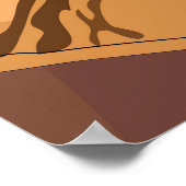 Esthetische kunst Zwart man met durag kunstwerk Poster (Hoek)