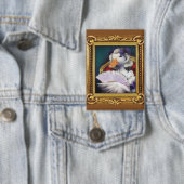 Esthetische Lady Duck Afbeelding Lijst Button (Insitu)