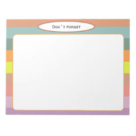 Esthetische landschapslijnen Notitieblok