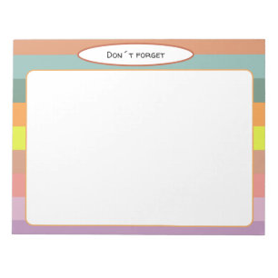 Esthetische landschapslijnen Notitieblok