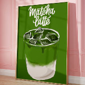 Esthetische Matcha Latte Wall Art, Matcha Lover Poster