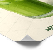 Esthetische Matcha Lover Club Trendy Wall Print (Hoek)