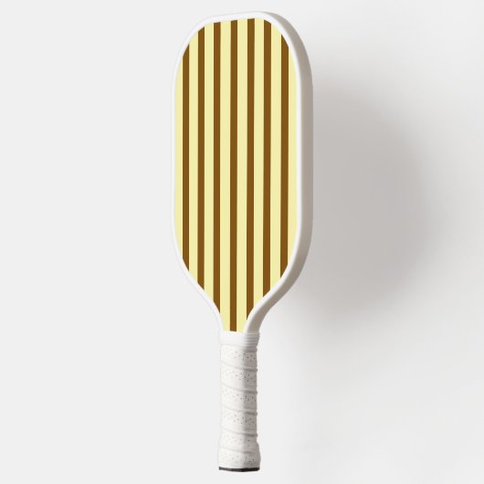 Esthetische Medium Bruine Strepen Pickleball Paddl Pickleball Paddle (Links)