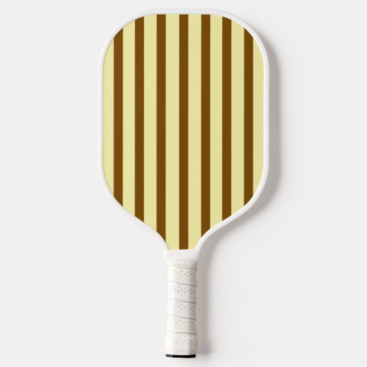 Esthetische Medium Bruine Strepen Pickleball Paddl Pickleball Paddle (Achterkant)