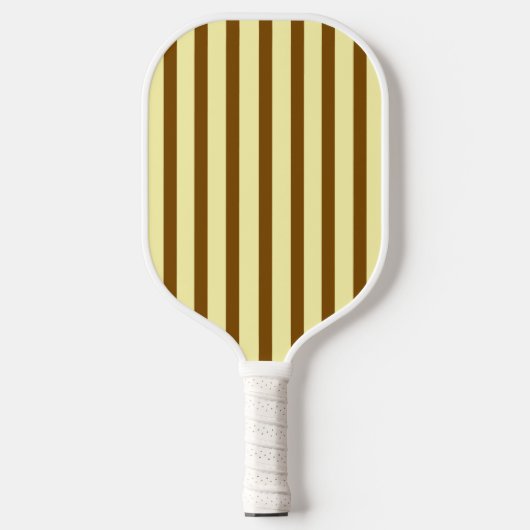 Esthetische Medium Bruine Strepen Pickleball Paddl Pickleball Paddle (Voorkant)