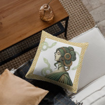 Esthetische Medusa Art Pillow