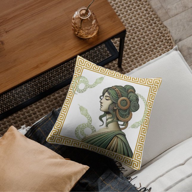 Esthetische Medusa Art Pillow Kussen (Creator heeft geüpload)