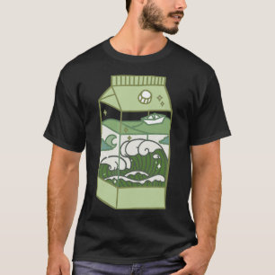 Esthetische melkdoos kunstwerk Cute Kawaii Otaku A T-shirt