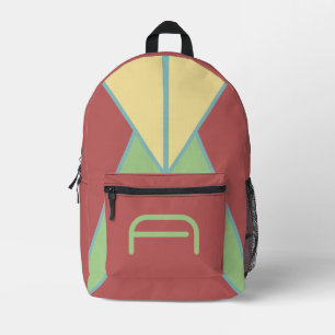 Esthetische Minimalistische Baksteen Rode Elke Dag Bedrukte Rugzak