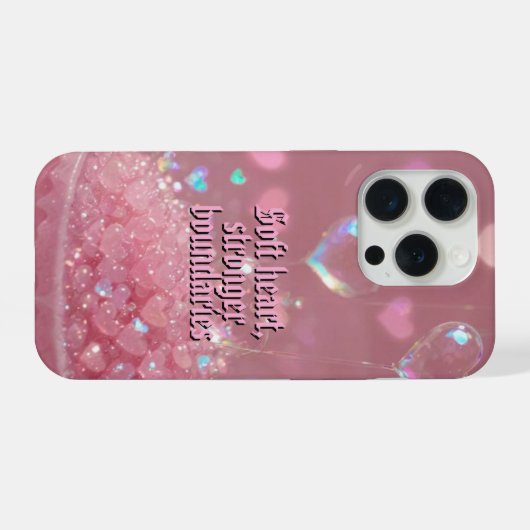 Esthetische Minimalistische iPhone Hoes Hoesje (Achterkant horizontaal)