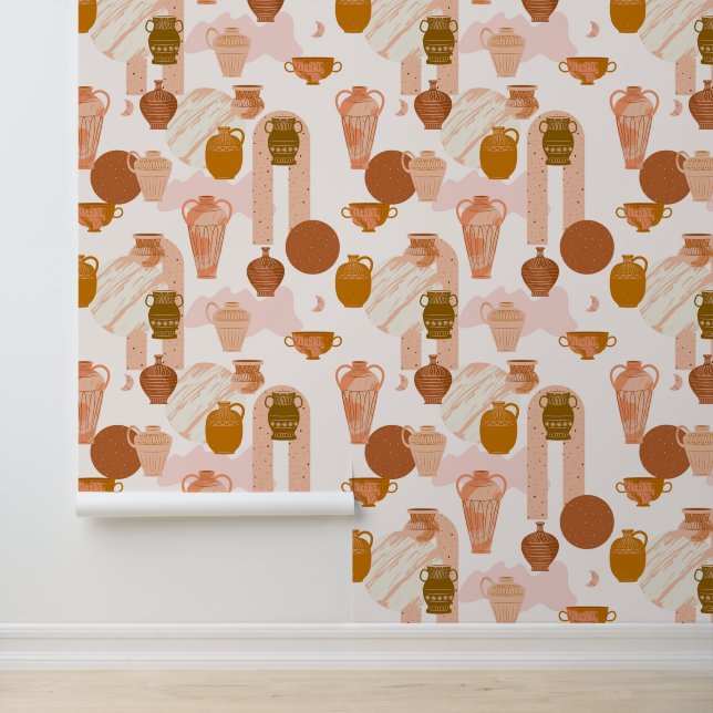 Esthetische moderne kunst behang (Applicatie)