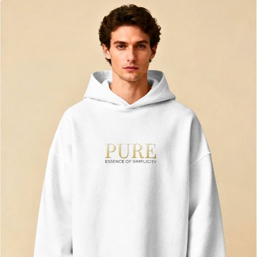 Esthetische Moderne Luxe Minimalistische Script Ho Hoodie