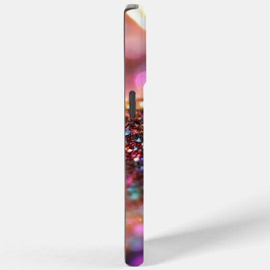 Esthetische Monogrammed Glitter Luxe Case-Mate iPhone Case (Achterkant / Rechts)