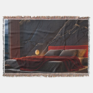 Esthetische Moody Slaapkamer Fleece Worpdeken Deken