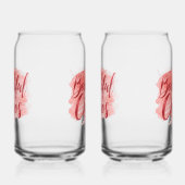 Esthetische Mooie Chaos Script Typografie Blikvorm Glas (Links)