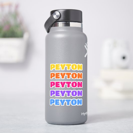 Esthetische naam Sticker, Preppy Stickers (HydroFlask)
