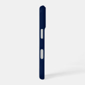 Esthetische Navy iPhone 16 Hoes | Minim Hoesje (Rechterkant)