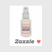 Esthetische Nazar Repellent Spray Grappig Sticker (Vel)