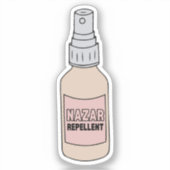Esthetische Nazar Repellent Spray Grappig Sticker (Voorkant)