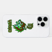 Esthetische Neon Groene Maagd Zodiac iPhone Hoesje (Achterkant horizontaal)